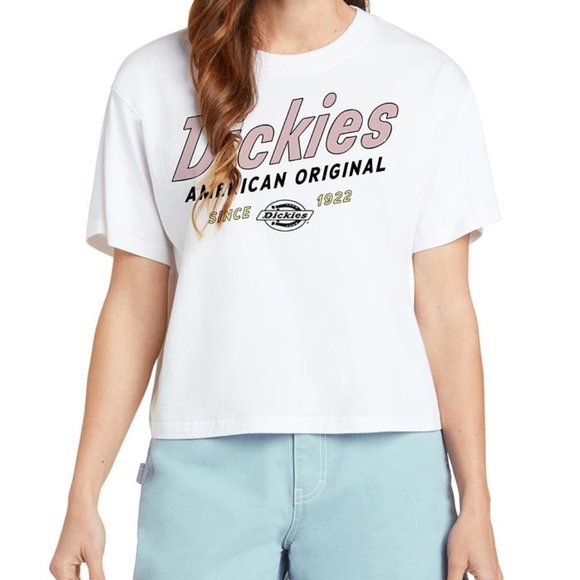 Juniors' Graphic Cropped T-Shirt - Picture 1 of 1